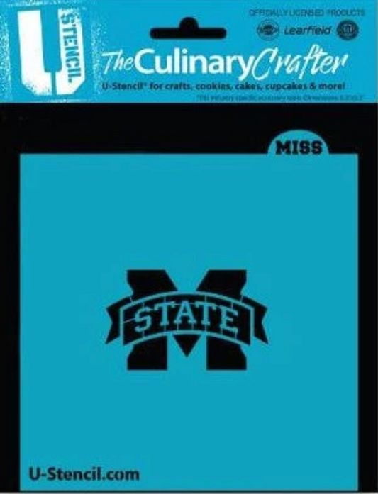 MISSISSIPPI STATE! College Stencil, U Stencil College Stencils, Cookie Stencil