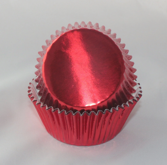 RED FOIL Cupcake Liners