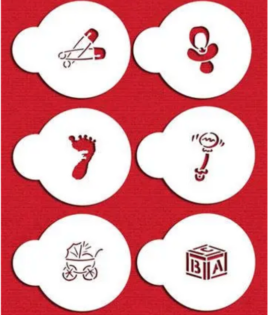 SMALL BABY  Cookie Stencil  Set "Designer Stencils"