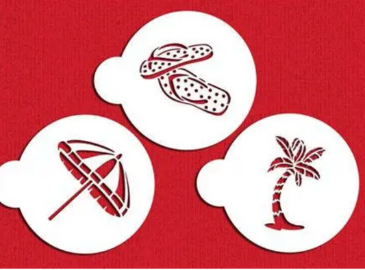BEACH  Cookie Stencil  Set "Designer Stencils"