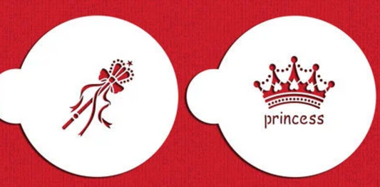 PRINCESS Cookie Stencil  Set "Designer Stencils"