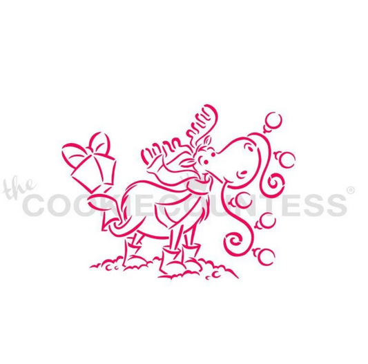 MOOSE W/PRESENTS PYO Cookie Countess, Cookie Stencil/Cupcake Stencil