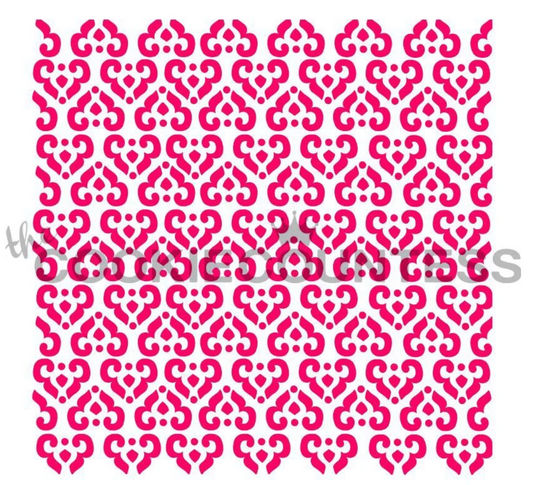 MOROCCAN WALLPAPER Cookie Countess, Cookie Stencil/Cupcake Stencil
