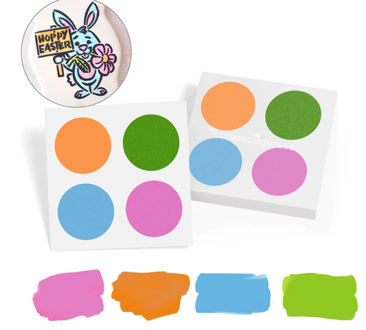 EASTER PAINT PALETTES, Cookie Countess, Pastel Palettes, 12 Per pack