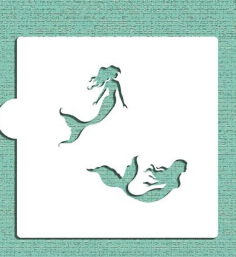 MERMAID Stencil "Designer Stencils" 5" x 5"