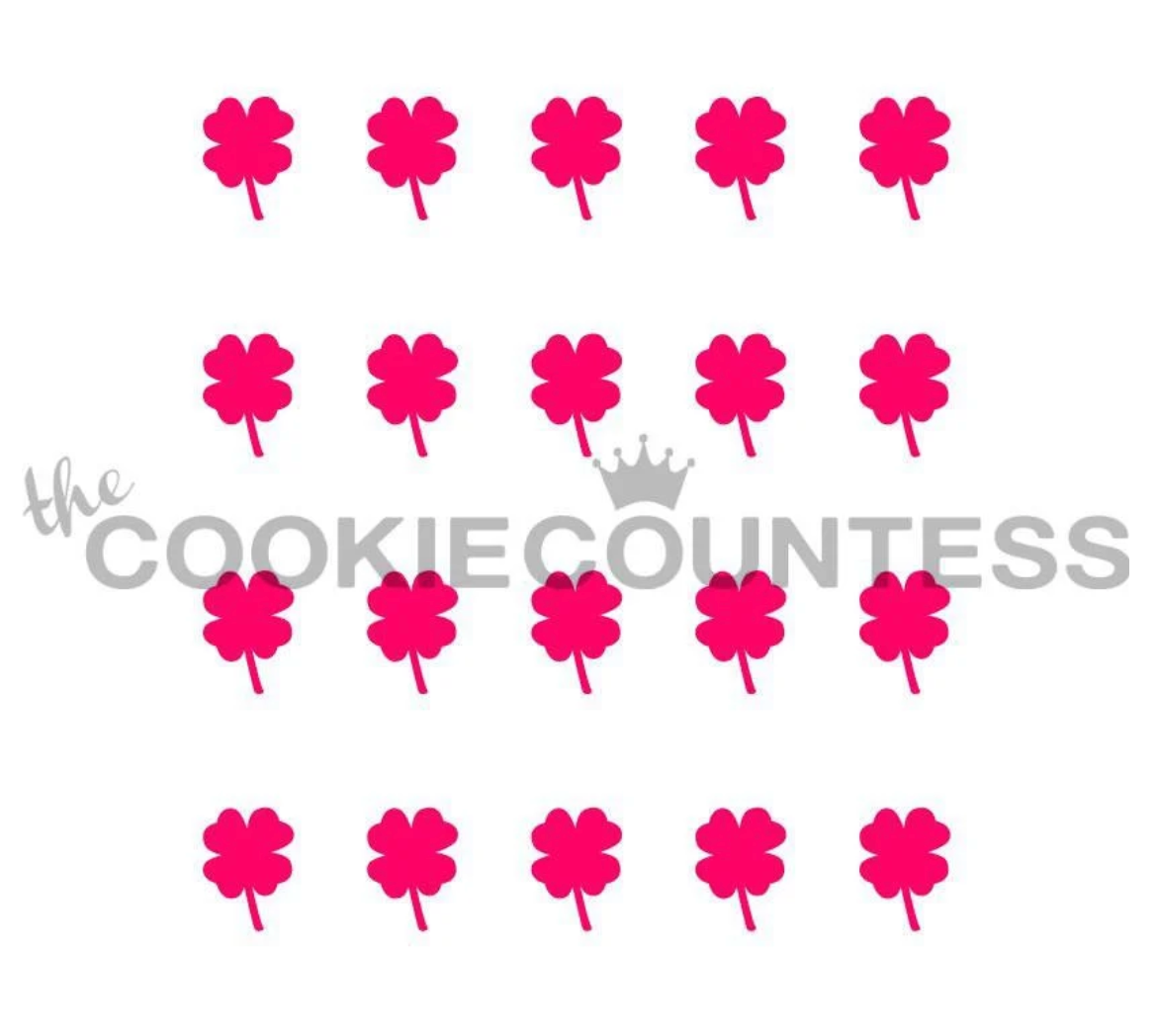 SHAMROCK Cookie Countess, Cookie Stencil/Cupcake Stencil