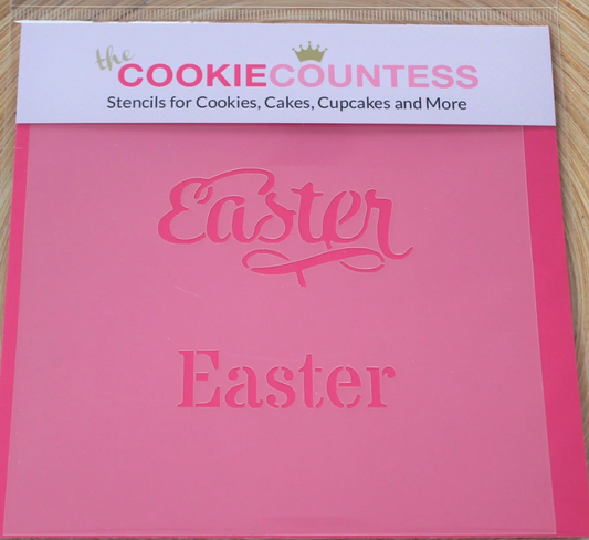 EASTER Cookie Countess, Cookie Stencil/Cupcake Stencil