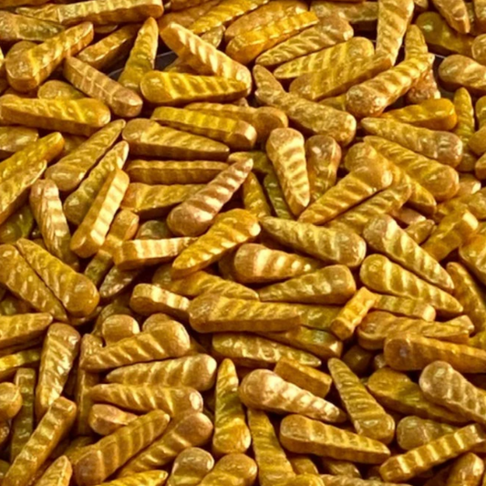 GOLD UNICORN HORN Sprinkles, Gold Sprinkles, 2 or 4 Ounces, Thick Sprinkles