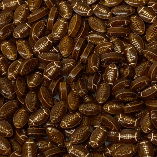 FOOTBALL SPRINKLES, Brown Sprinkles, Sprinkles, 2 Ounce or 4 Ounce