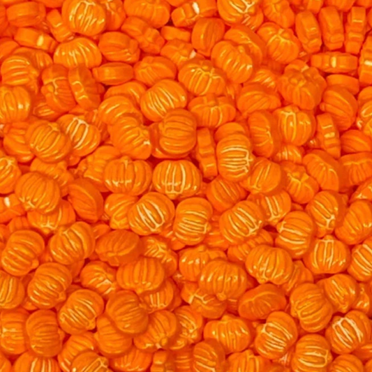 PUMPKIN SPRINKLES , Orange Sprinkles, 2 or 4 Ounces, Thick Sprinkles