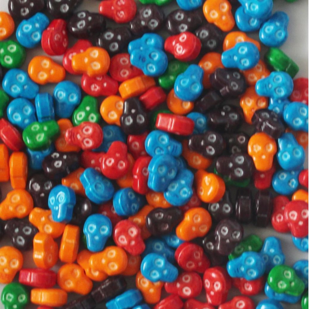 Halloween Skull Shapes Edible Candies - Sprinkles