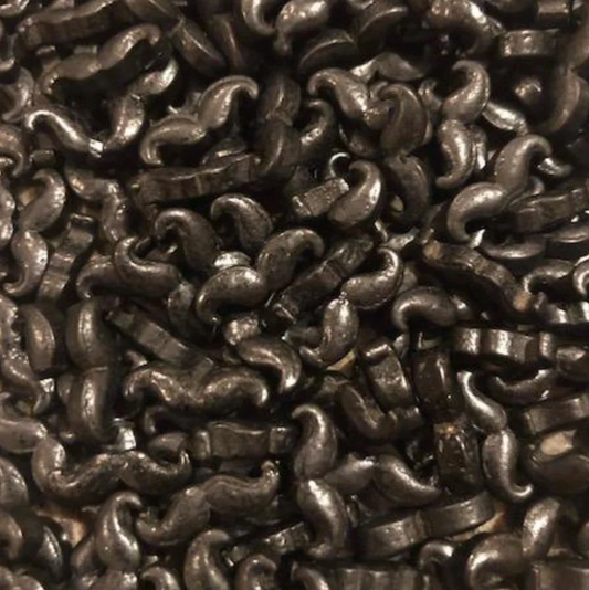 MUSTACHE SPRINKLES , Black Sprinkles, 2 Ounces, Sprinkles