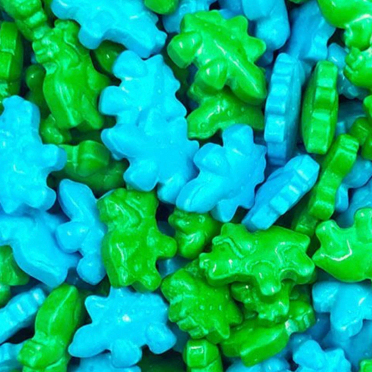 DINOSAUR SPRINKLES, Blue and Green, Sprinkles