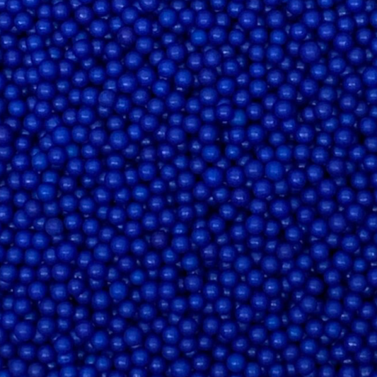ROYAL NAVY Candy Beads,  Sprinkles , NAVY, 2 Ounces or 4 Ounces, Candy Pearls, 4MM