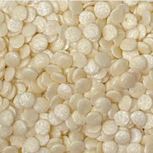 PEARL IVORY Confetti Candy Decorations, Confetti Sprinkles, Sprinkles, 4 Ounces or 2 Ounces