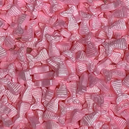 PINK MERMAID TAIL Sprinkles, Thick Sprinkles, 4 Ounce Bag, 2 Ounce Bag