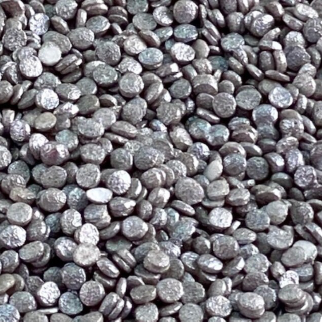 METALLIC SILVER Confetti, Sprinkles, 4 or 2 Ounces
