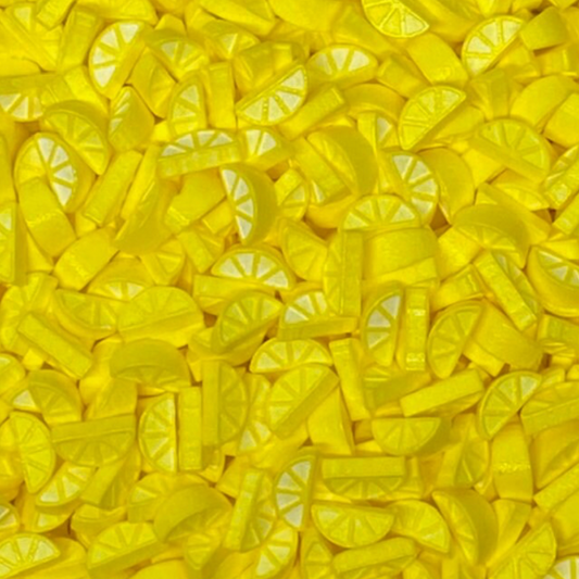 LEMON WEDGE SPRINKLES, Yellow Sprinkles, 4 Ounces or 2 Ounces, Sprinkles