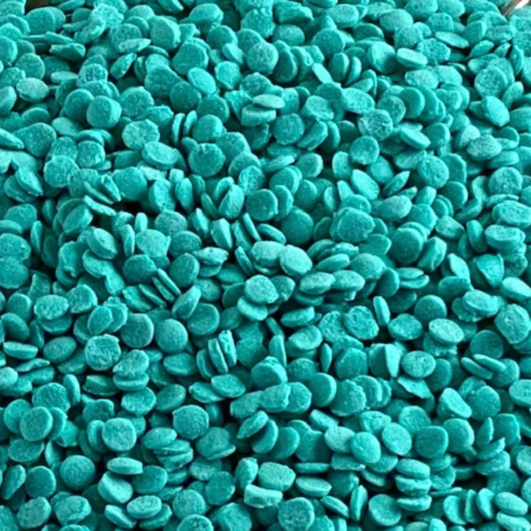 TEAL Confetti Candy Decorations, Confetti Sprinkles, Sprinkles, 4 Ounces or 2 Ounces