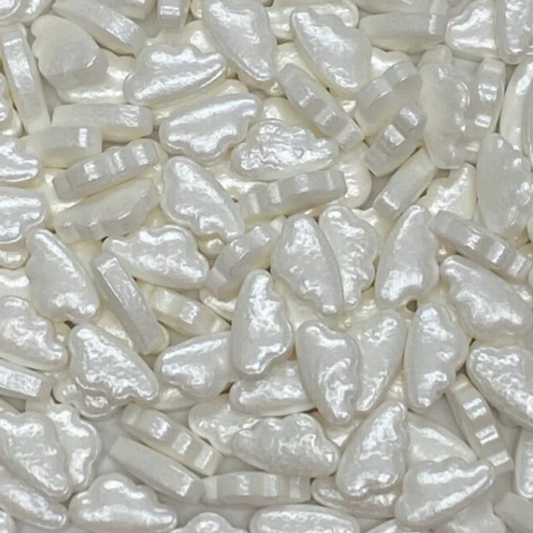 WHITE CLOUDS SPRINKLES , 4 Ounces or 2 Ounces