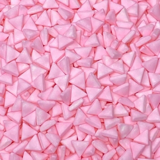 PINK TRIANGLE SPRINKLES,  2 or 4 Ounces, Thick Sprinkles