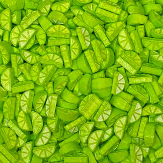 LIME WEDGE SPRINKLES, Green Sprinkles, 4 Ounces or 2 Ounces, Sprinkles