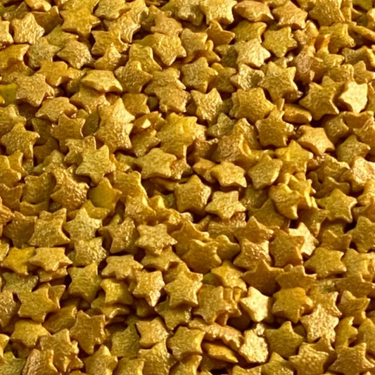 GOLD SHIMMER STARS Sprinkles, Sweet Stuff Shoppe, Edible Sprinkles