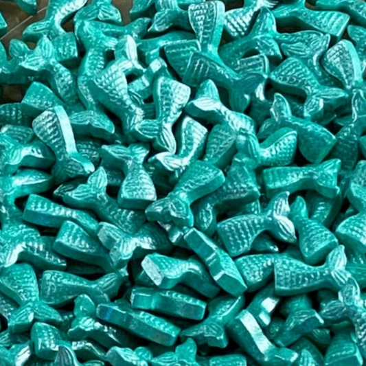 TEAL MERMAID TAIL Sprinkles, Teal Green, Thick Sprinkles, 2 or 4 Ounces