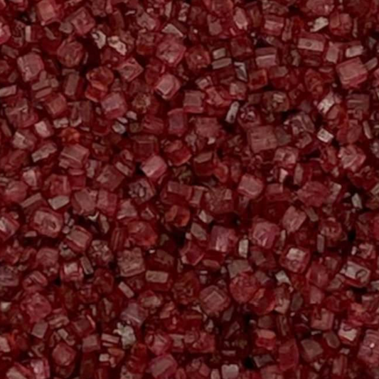 BURGUNDY MINI ROCK Sugar, Rock Sugar,  4 Ounce or 2 ounces