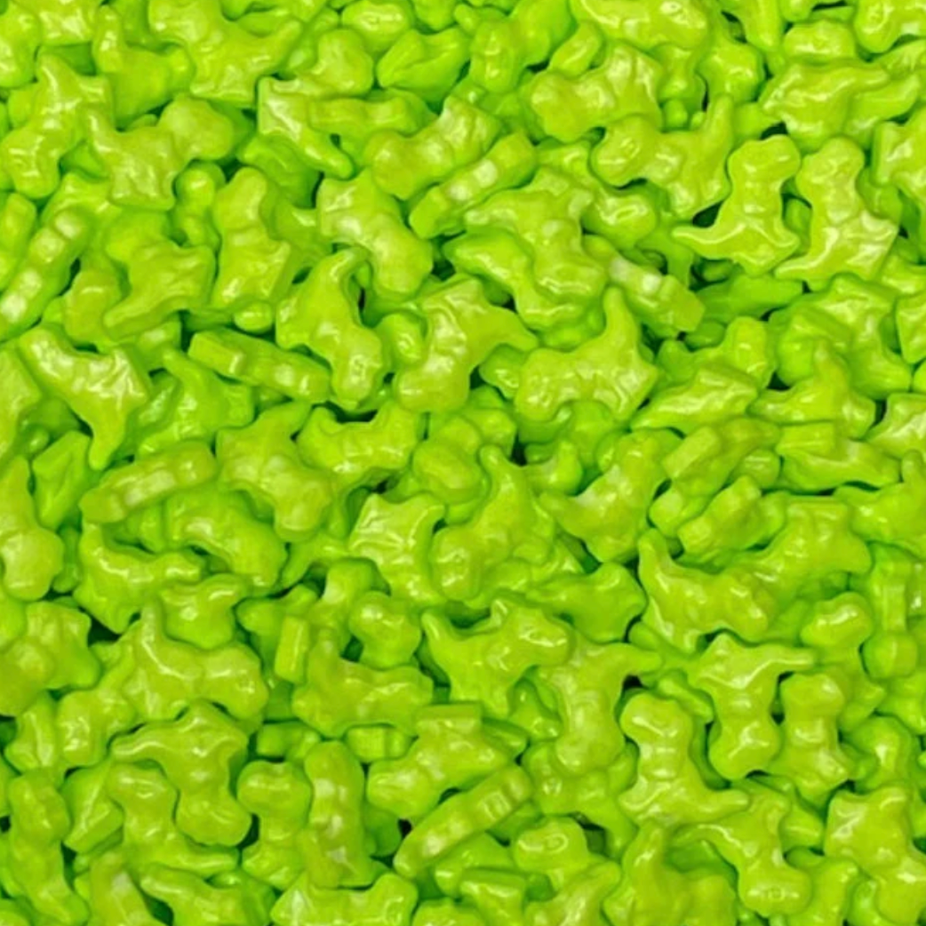 T-REX Sprinkles, Green Sprinkles, Sprinkles, 2 Ounce or 4 Ounce