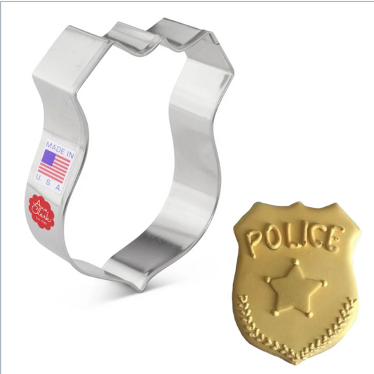 POLICE BADGE Cookie Cutter  Ann Clark Cookie Cutter, Ann Clark Collection