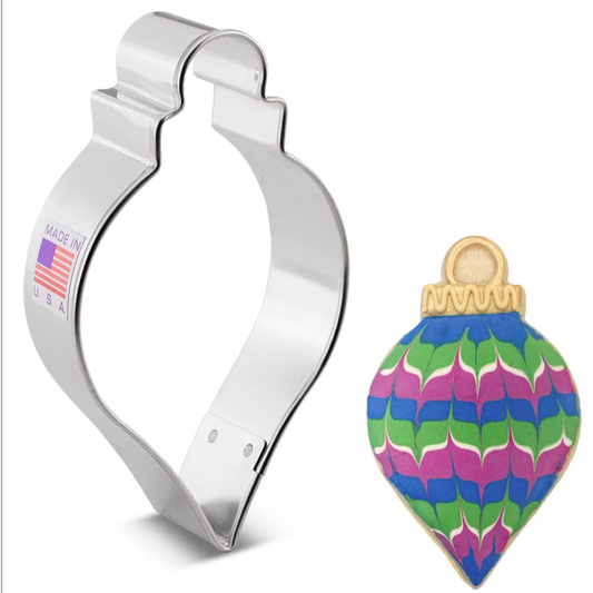 TEARDROP BAUBLE ORNAMENT Cookie Cutter  Ann Clark Cookie Cutter, Ann Clark Collection