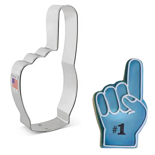 NUMBER ONE FAN Hand Cookie Cutter  Ann Clark Cookie Cutter, Ann Clark Collection