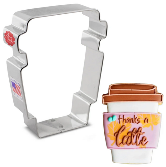 LATTE CUP Cookie Cutter  Ann Clark Cookie Cutter, Ann Clark Collection