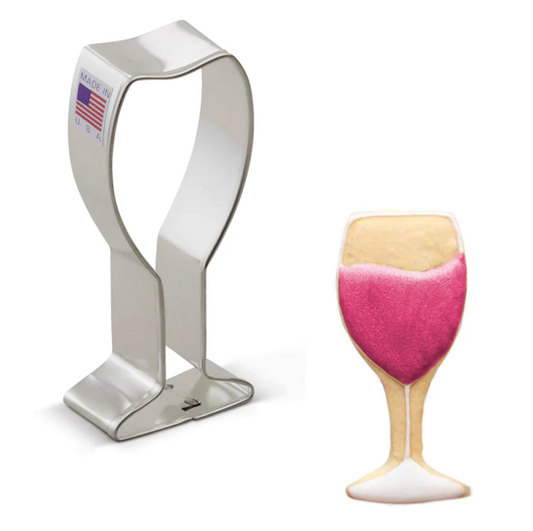 WINE GLASS Cookie Cutter  Ann Clark Cookie Cutter, Ann Clark Collection