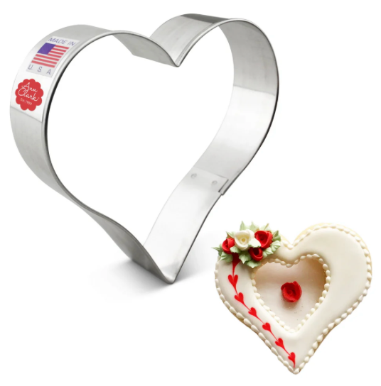 HEART 4" Cookie Cutter  Ann Clark Cookie Cutter, Ann Clark Collection