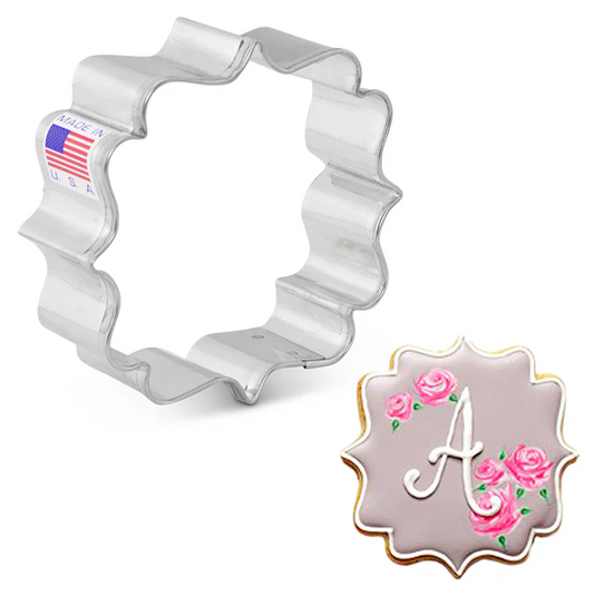 SMALL ORNATE Square PLAQUE  Cookie Cutter  Ann Clark Cookie Cutter, Ann Clark Collection