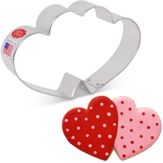 DOUBLE HEART Cookie Cutter  Ann Clark Cookie Cutter, Ann Clark Collection