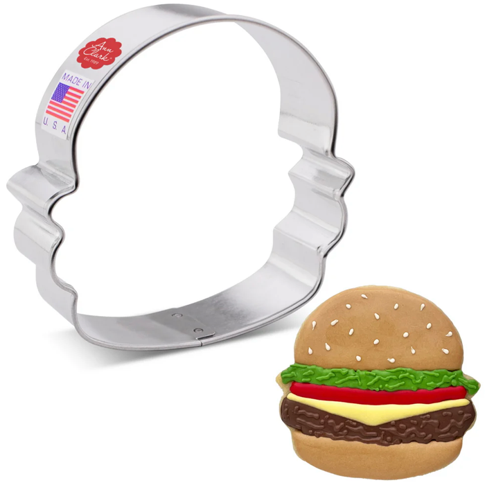 HAMBURGER Cookie Cutter  Ann Clark Cookie Cutter, Ann Clark Collection