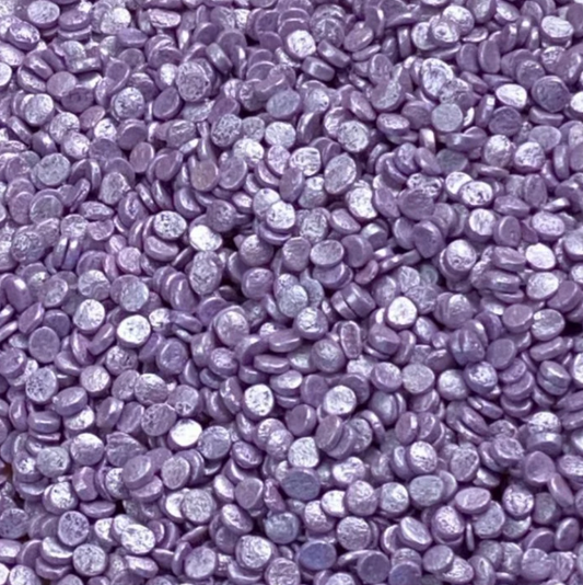 PEARL PURPLE Confetti Candy Decorations, Confetti Sprinkles, Sprinkles, 2 or 4 Ounces