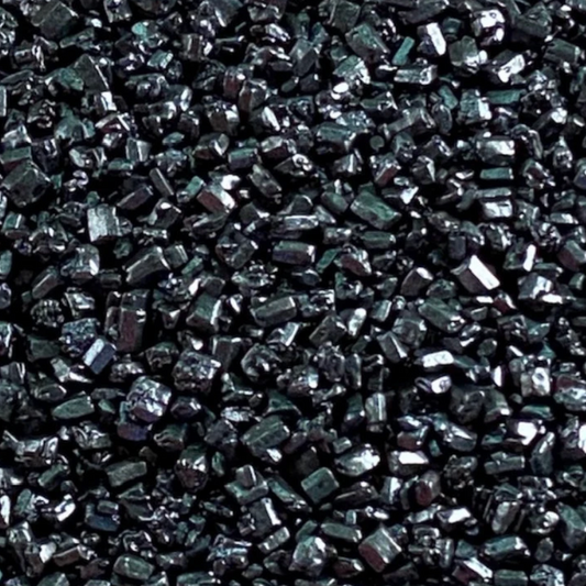 Metallic Mini ROCK SUGARn 2 or 4 Ounces, Approx 2-2.5x size of sugar crystals