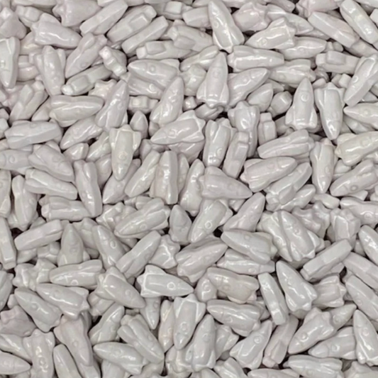 GRAY ROCKET SPRINKLES, Gray Sprinkles, 2 or 4 Ounces, Thick Sprinkles