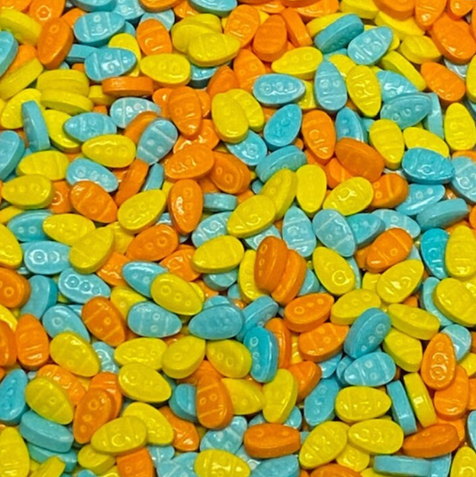EASTER EGGS SPRINKLES, Orange Sprinkles, Sprinkles, 2 Ounce or 4 Ounce