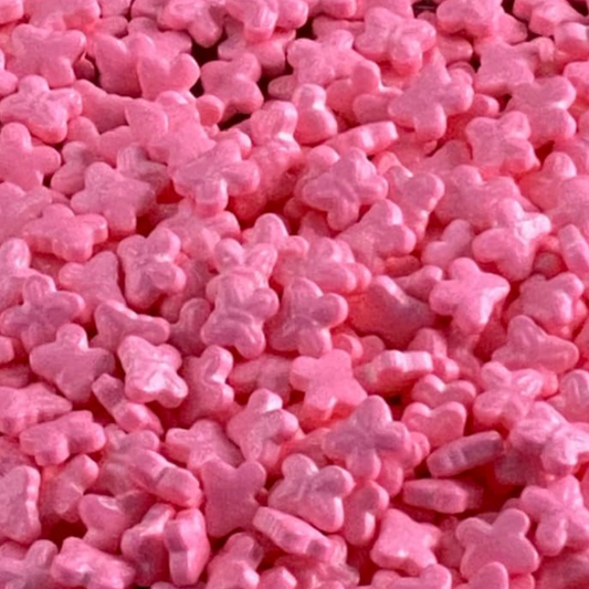 PINK BUTTERFLIES SPRINKLES, Sprinkles, 2 or 4 Ounces