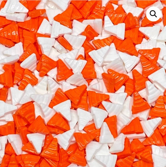 CONSTRUCTION CONES SPRINKLES, Sprinkles, 4 Ounces or 2 Ounces