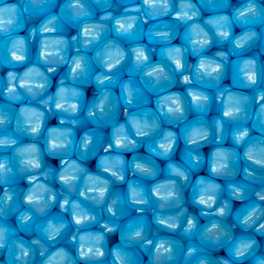 BLUE PEARL SQUARE Sprinkles, Blue Sprinkles, 4 Ounces or 2 Ounces, Sprinkles