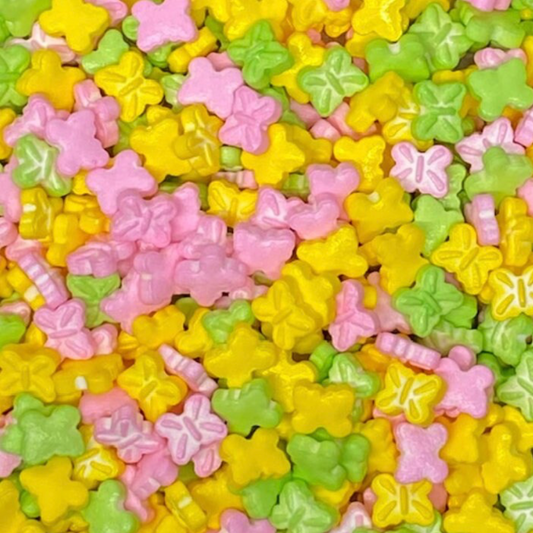 BRIGHT BUTTERFLY SPRINKLES, Multi Color Sprinkles, 2 Ounce or 4 Ounce