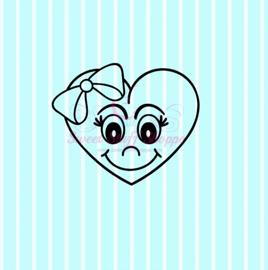 VALENTINE HEART PYO, Silk Screen, Cutter Available, Cookie Silk Screen, Cookie Stencil, Mesh Stencil, Custom Silk Screen