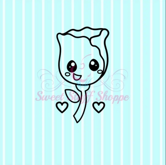 VALENTINE ROSE PYO, Silk Screen, Cookie Silk Screen, Silk Screen Cookie Stencil, Mesh Stencil, Cookie Stencil,