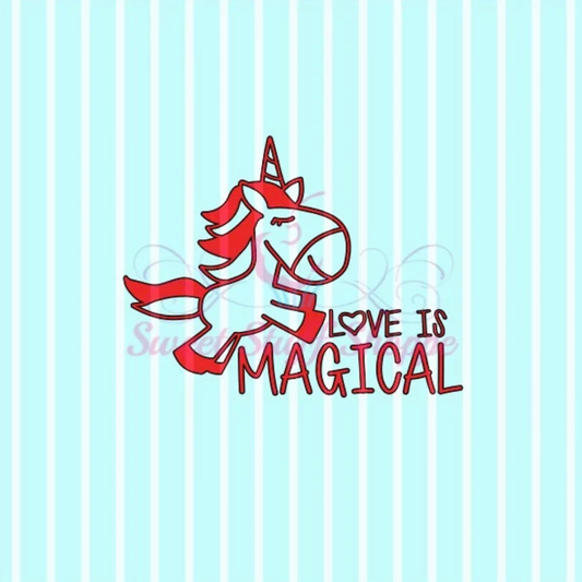 LOVE IS MAGICAL, Silk Screen, Cookie Silk Screen, Silk Screen Cookie Stencil, Mesh Stencil, Cookie Stencil, Custom Silk Screen